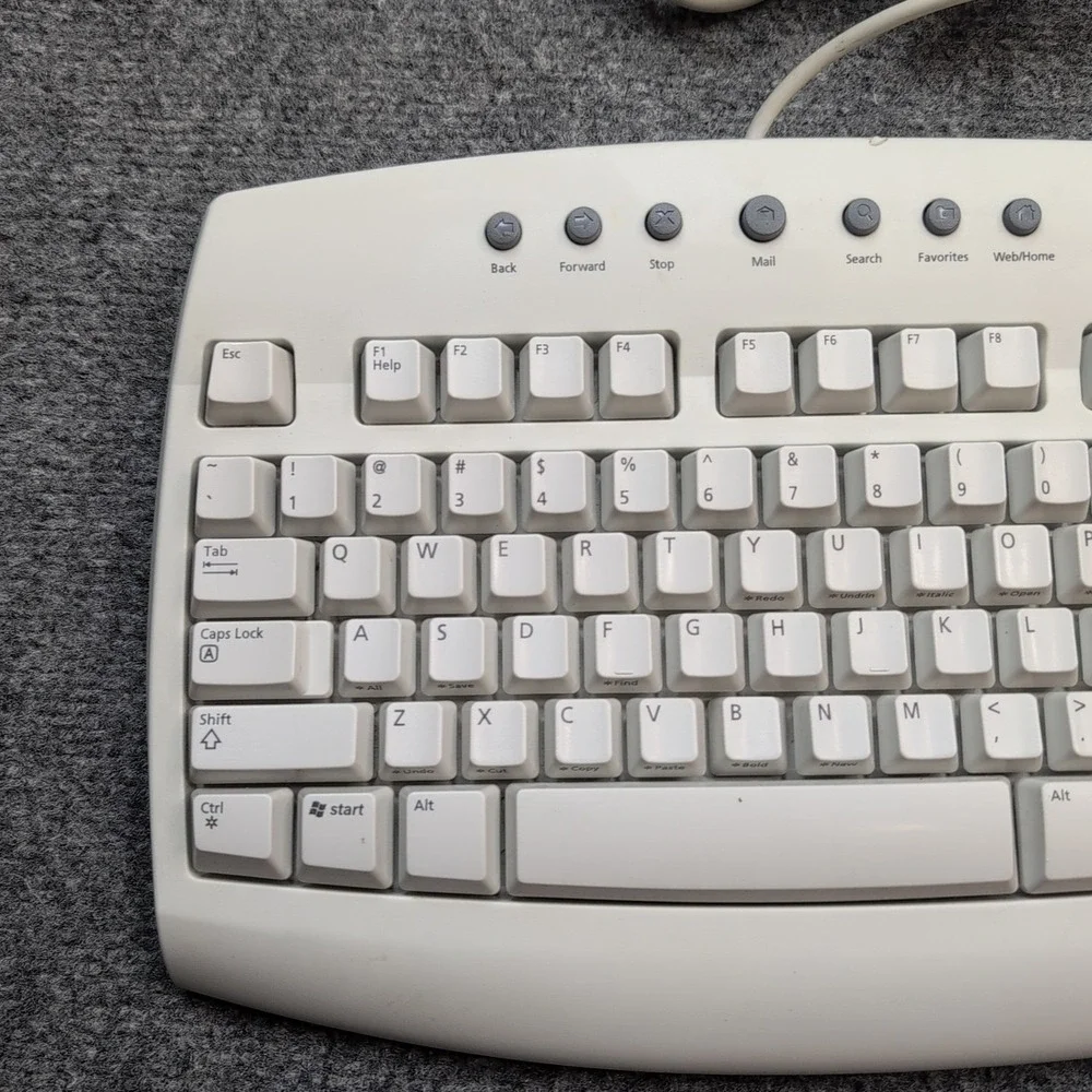 Microsoft RT9410  Internet Keyboard PS/2‎ Wired V 56TWR X04-71487